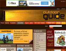 Tablet Screenshot of outdoorguide.cz